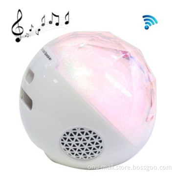 LED Light Magic Crystal Color Ball Design Mini Bluetooth Speaker